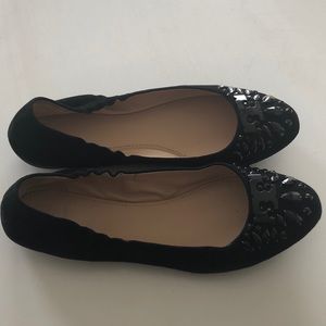 Tory Burch Suede Dress Flats sz 9.5